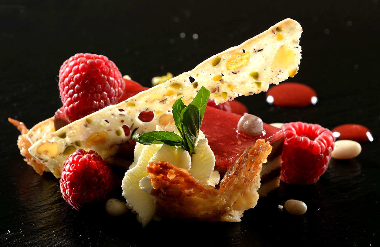 Dessert von der Cantina Caverna in Lungern